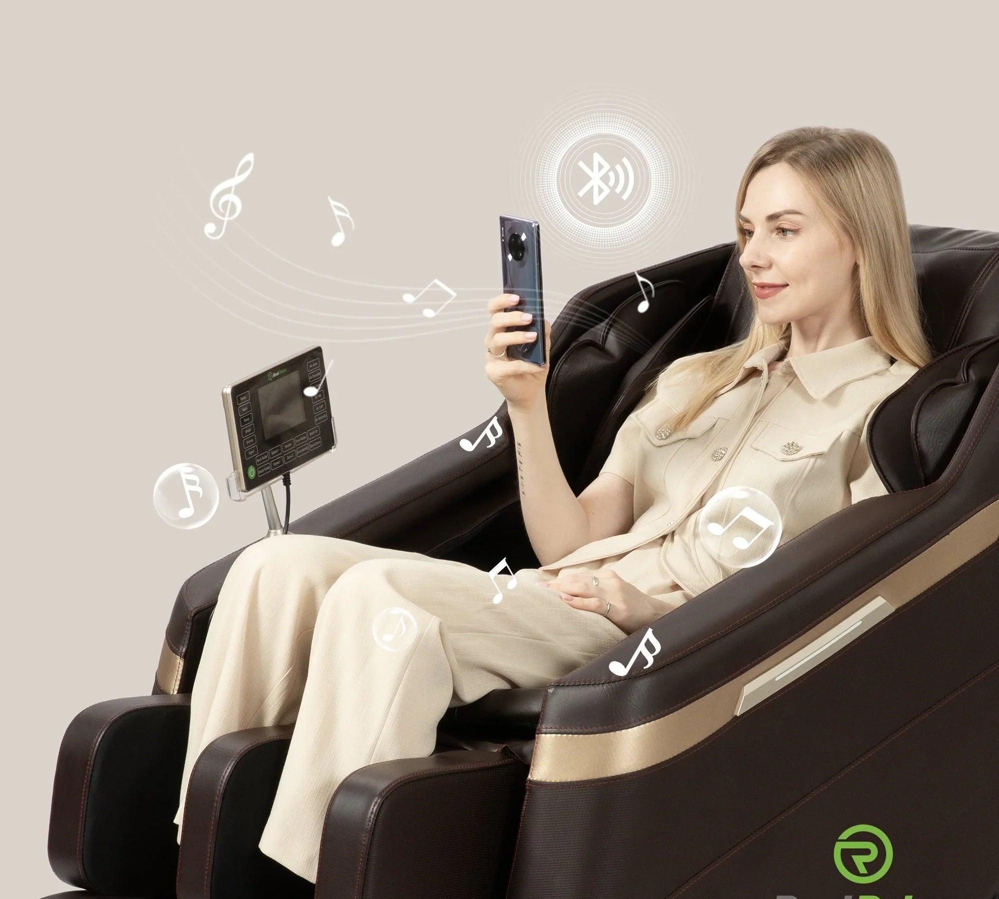 How to Connect Bluetooth on Phone to Real Relax Massage Chair?