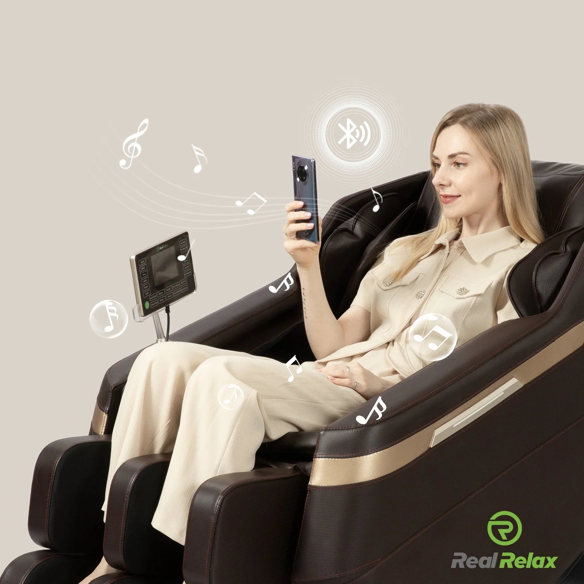 How to Connect Bluetooth on Phone to Real Relax Massage Chair?