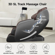 Favor-06 3D Massage Chair Brown