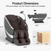 FS-01 Massage Chair Brown