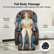 Favor-06 3D Massage Chair Brown