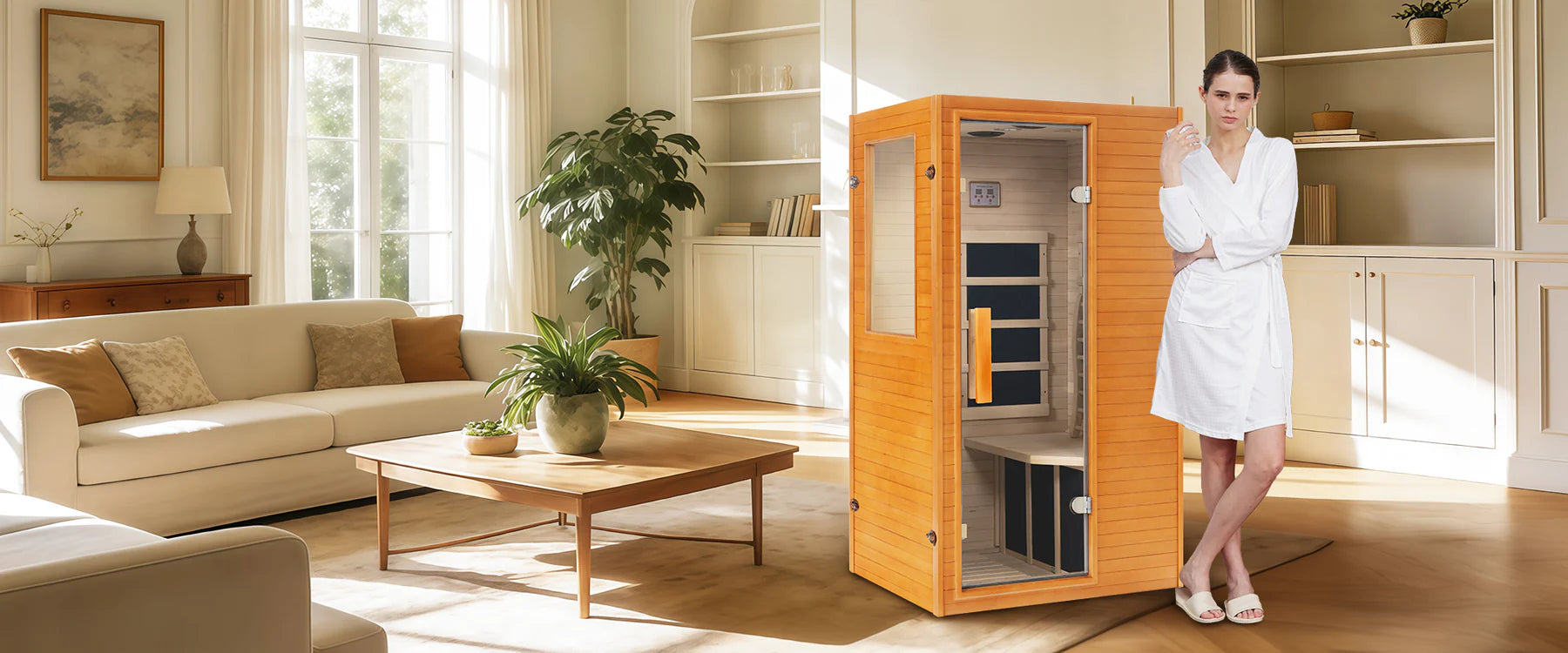 Real Relax Earth Compact 1-Person Far Infrared Sauna
