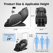 Favor-06 3D Massage Chair Black
