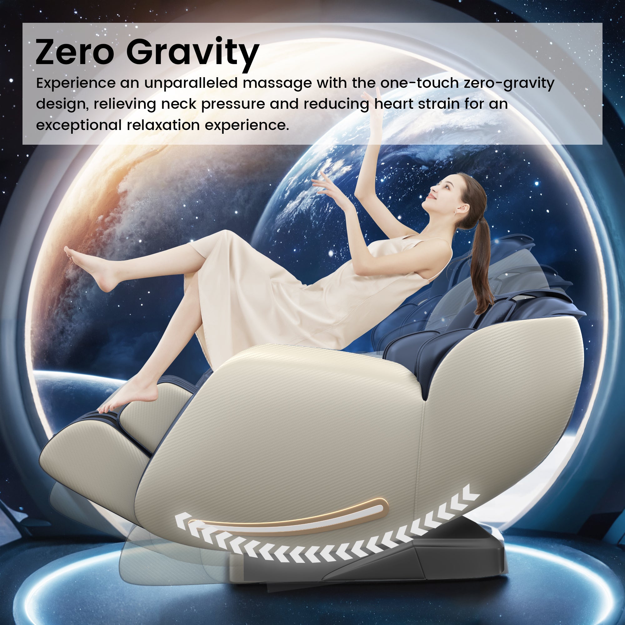 Favor-06 3D Massage Chair Blue