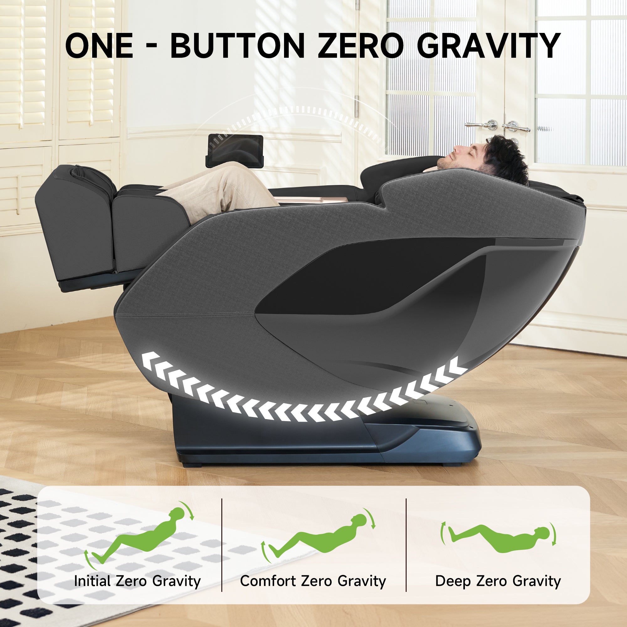 PS5200 4D Massage Chair Black