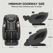 PS5200 4D Massage Chair Black