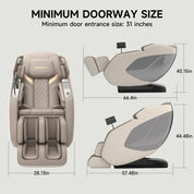 PS5200 4D Massage Chair Khaki