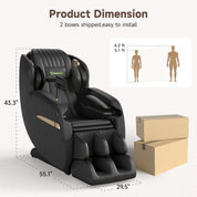 Favor-03 3D Lite Massage Chair Black