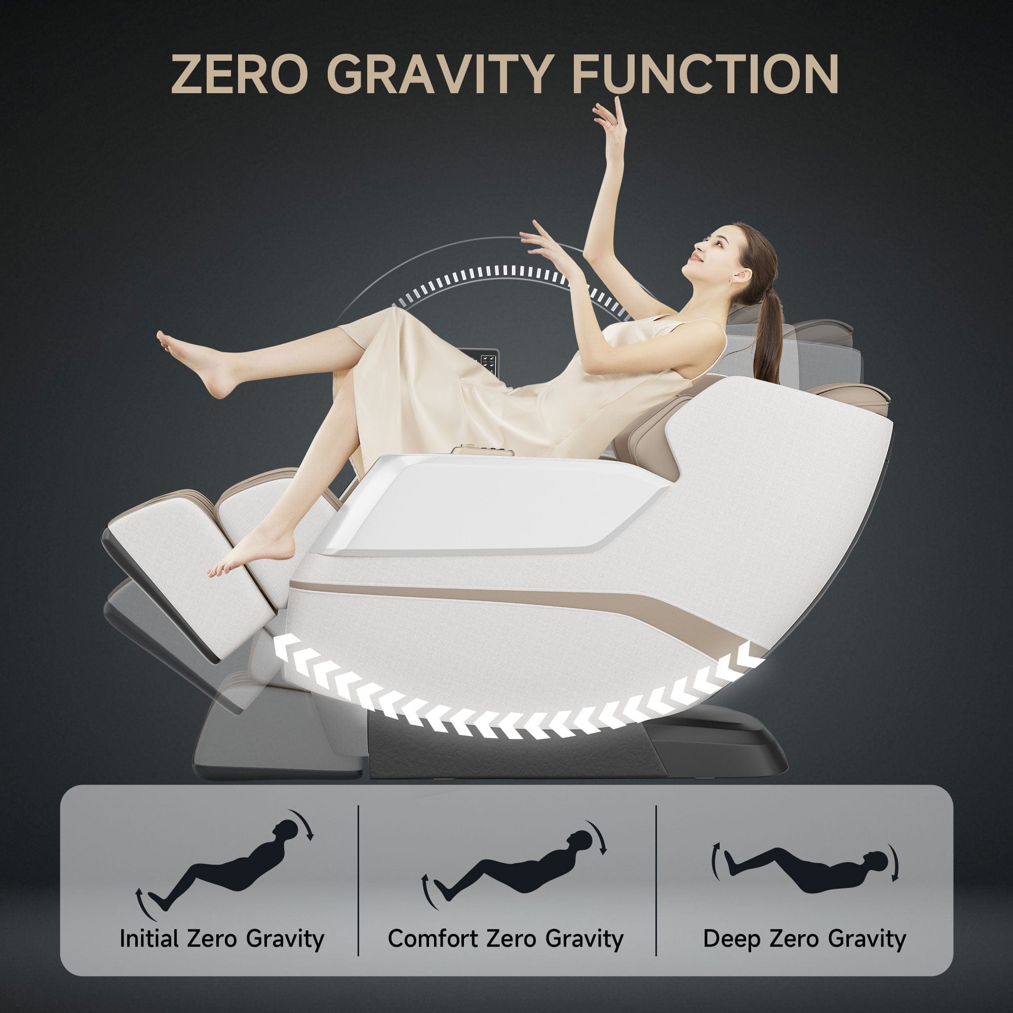 Favor-27 3D Massage Chair Khaki