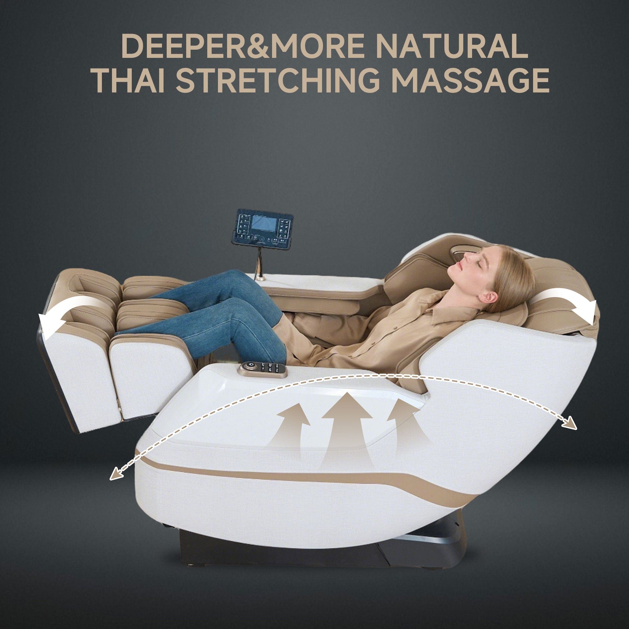 Favor-27 3D Massage Chair Khaki