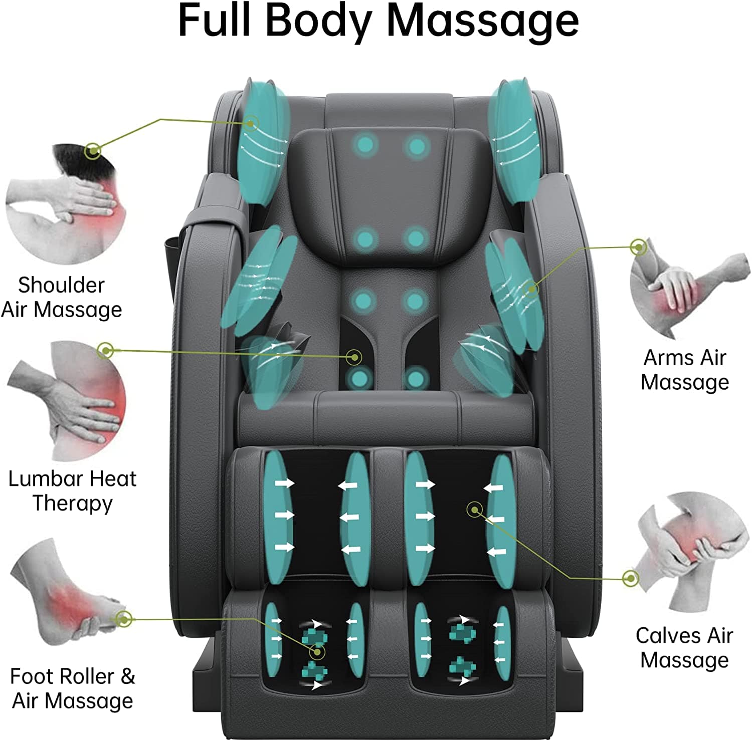 MM350 2D Massage Chair Black